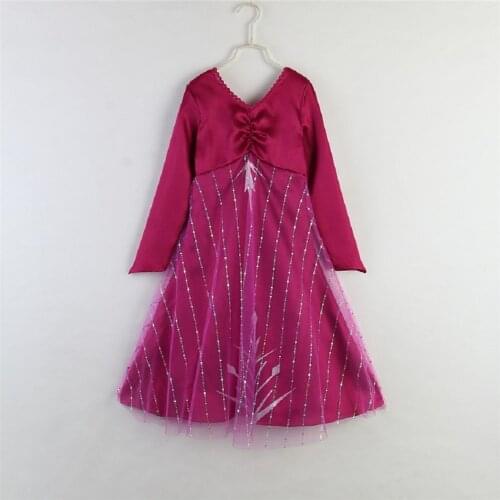 Princess Girls Cosplay Party Dress Baby Girls Costume Fancy Princess Summer Fairy Long Dress