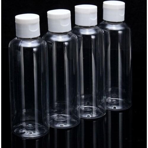 100ml Clear Transparent Aluminum Empty Travel Lotion Liquid Shampoo Makeup Container New Sale