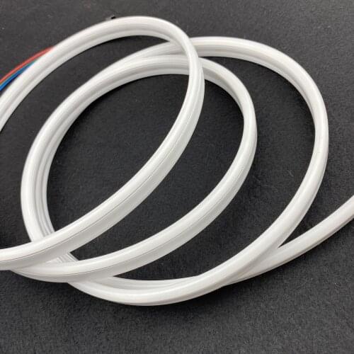 Size:06mm*13mm/2m/roll neonflex addressable 96LEDs/m DC5V SK6812-MINI-RGBW,waterproof in frosted silicon neon tube