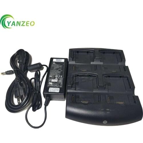SACX000-4000CR For Symbol Motorola MC3190 MC3090 MC75 Power Supply 4-Slot Battery Charger