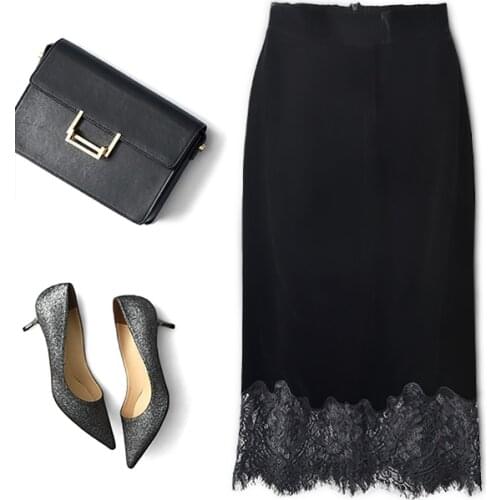 Shuchan Lace Pencil Skirts