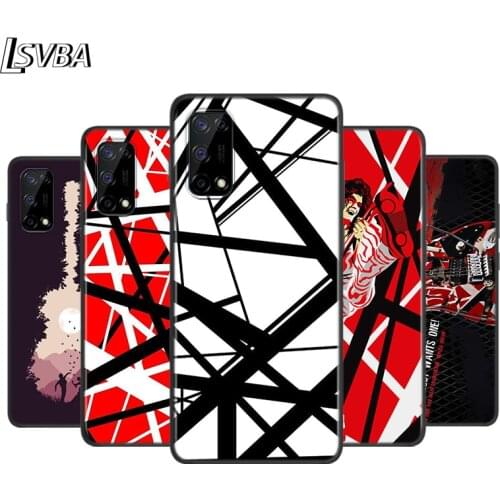 Van Halen Graphic Guitar Silicone Cover For Realme V15 X50 X7 X3 Superzoom Q2 C11 C3 7i 6i 6s 6 Global Pro 5G Phone Case