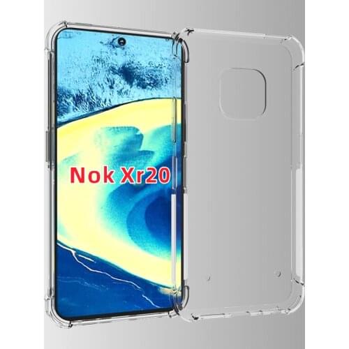 Compatible Nokia XR20 Cases, Crystal Clear Anti-slip Anti-Scratch Shockproof Durable Flexible TPU Case For Nokia XR20