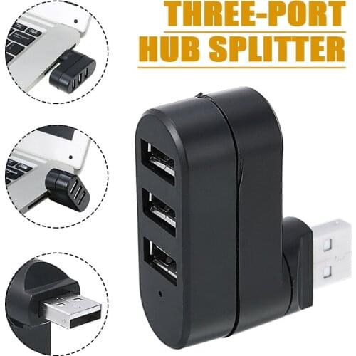 High Speed USB Adapter Distributor 3 Port USB 2.0/1.1 HUB Splitter Durable Data Transfer Convertor Cable for Notebook Laptop PC