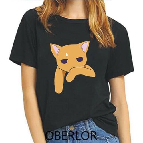 Kyo Cat Fruits Basket Vogue Print Tshirt Short-Sleeved O-Neck Summer Top Funny T Shirts Women Ulzzang Harajuku Tees