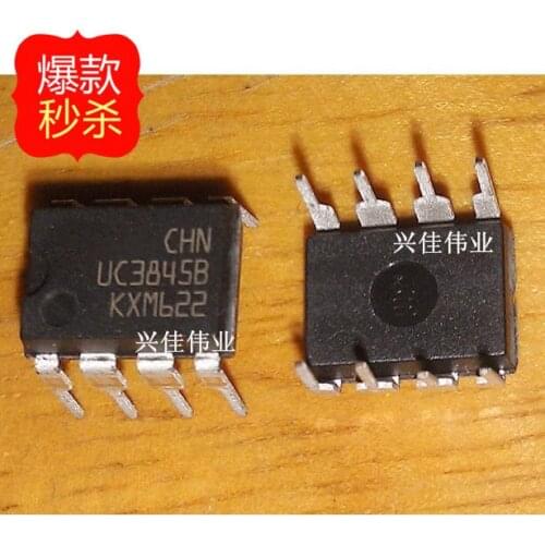 10PCS New original authentic UC3845B DIP8 current mode controller