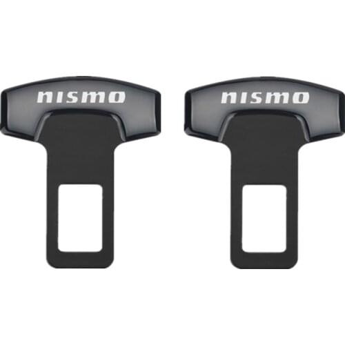 2PCS Safety Belt Buckles Real Trucks Car Safty Belt Alarm Canceler Stopper for Nissan Nismo X-trail Almera Qashqai Tiida