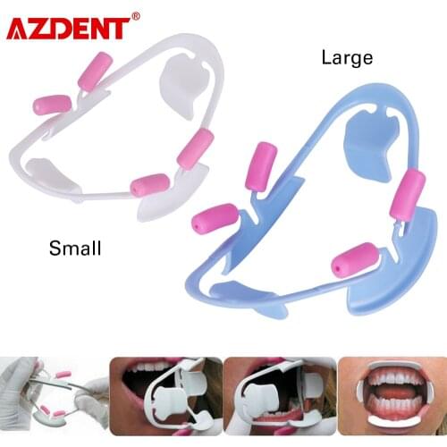 Dental Mouth Opener HVE Suction Droplets Dental Cheek Lip Retractor Suction Mouth Opener for Dental Chair HVE Suction