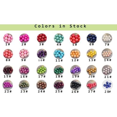 20pcs/lot 6-7mm Mixed Size ABS Natural Pearls Grey Color Round Loose Beads Resin Scrapbook Beads Decorate Diy LR020