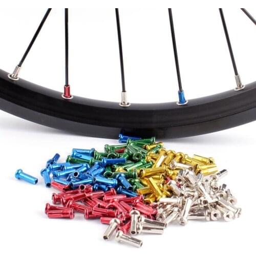 50 Pieces Bicycle Iron Copper Spoke Cap 14mm MTB Mountain Road Bike Cycling Nipples Spokes Cap Riding Equipment Accessories