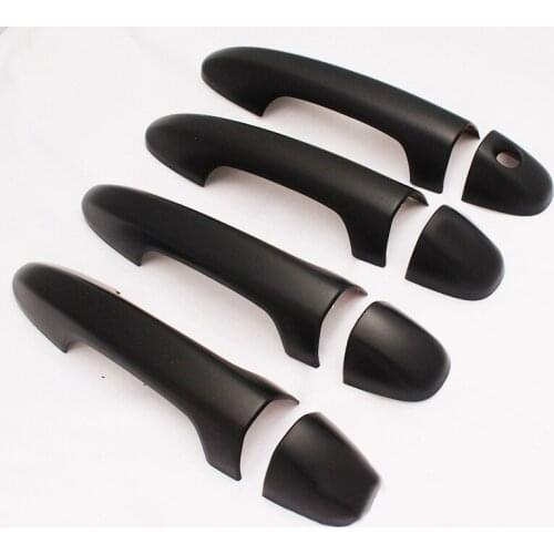2017 For Toyota Innova Black Handle Cover ABS Decorative Handle Cover For Toyota Ki Jang Innova 8pcs