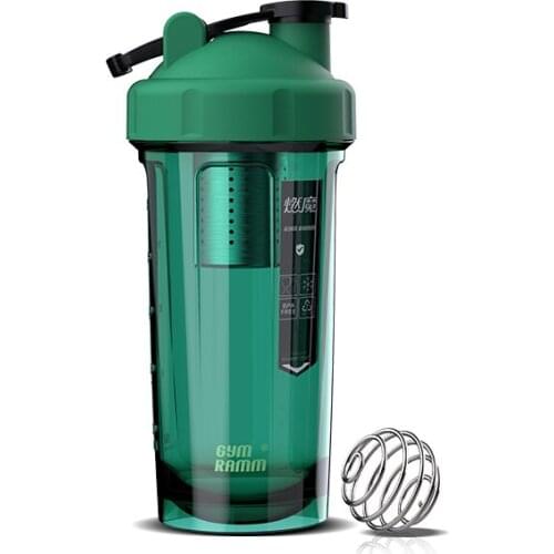 American Plastic Shake Cup Milkshake Fitness Sports Cup Stirling Protein Shake Cup Portable Scale Large Capacity Men and Women