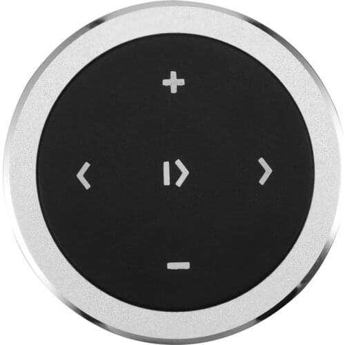 Wireless Bluetooth Remote Control Car Steering Wheel Motorcycle Bike Handlebar Media Button For IOS Android Phone Car Kit