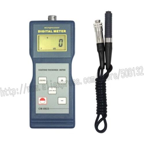 CM-8823 Free Shipping Non- Ferrous type Separate Probe Coating Thickness Gauge CM8823