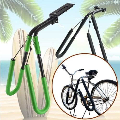 Mount Holder Bracke25-32mm 8Inch Bicycle Surfboard Rack to Seat Posts Wakeboard Bike Scooter Moped Surfing Board Carrier t