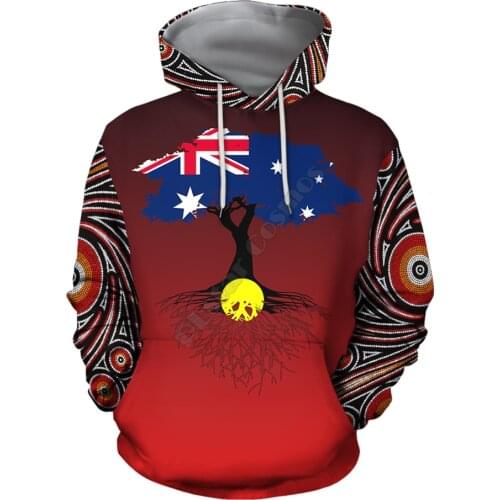 Australia Aboriginal 3D Printed Hoodies Zipper hoodie women For men Pullover streetwear Cosplay Costumes
