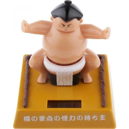 Solar Power Bobblehead Toy Figure Japanese Sumo Wrestler