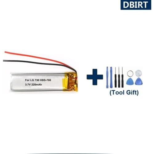Tool Gift + Battery For LG HBS-700 HBS700 Wireless Bluetooth Earphone Headset Accumulator AKKU