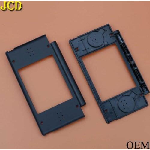 JCD 1PCS OEM Black Top Frame for Nintend DS Lite Upper Screen Frame For NDS Lite B Shell For NDSL Upper Screen Inner Frame
