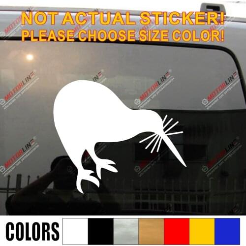 KIWI Bird New Zealand Zelanian Decal Sticker Car Vinyl pick size color no bkgrd b