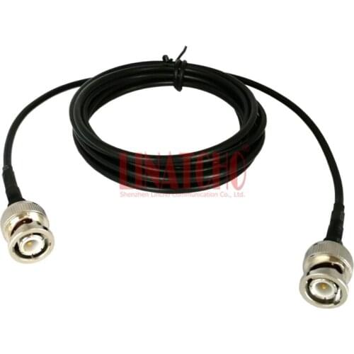 For CCTV 2 Meters Coaxial 50ohm 50-1.5 RG174 BNC Male Plug to BNC Male Jumper Cable