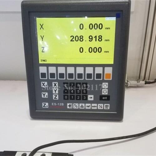 New Easson ES-12B 3 axis DRO system mill lathe 3 axis digital readout and 3 pieces GS10 digital linear scale for lathe milling