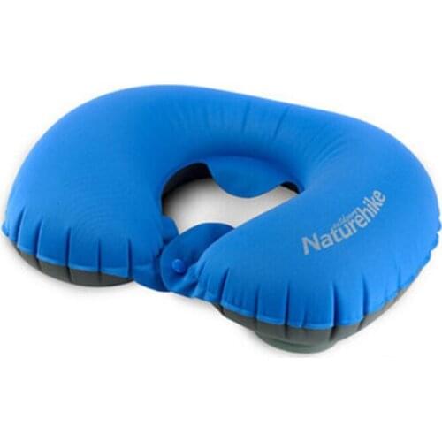 【New store 】 Press Inflatable Pillow Travel Air Neck Pillow Comfortable Cervical Pillows Sleep Folding NH18B010-T Naturehik