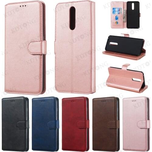 Original Luxury Flip Leather Phone Case For OPPO F1S F5 F11 F15 F17 F19 K3 K5 K7 C12 R19 PRO Case For Realme Narzo 20A 10A Cover