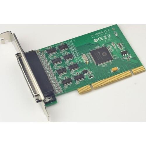 PCI to 8 Port RS232 Serial Expansion Card Adapter ESD Protection w/Fan-Out Cable DB9 COM