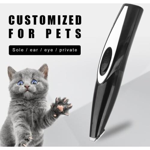 Professional Feet Hair Shaving Electric Dog Hair Trimmer Electric Scissors Portable Pet Grooming Supplies
