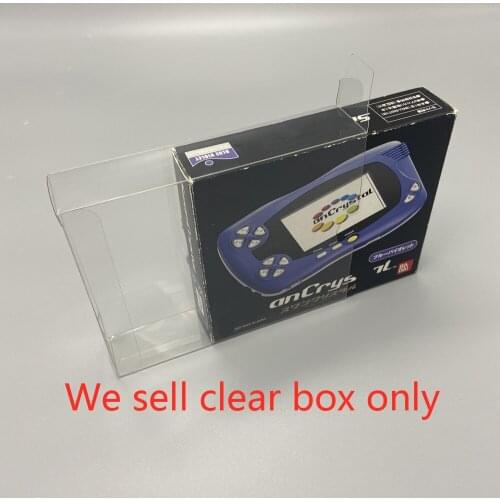 Transparent Display box collection case storage box protection box for WSC/WSCC BANDAI Wonder Swan Color games