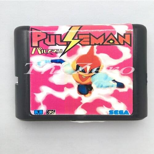 PulseMan EU/JAP Shell for 16 bit Game Card for Genesis System for Sega Mega Drive