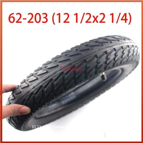 12 1 / 2 x 2 1 / 4 (62-203) tire is suitable for gas electric skateboard and electric bicycle with wheel inner tube