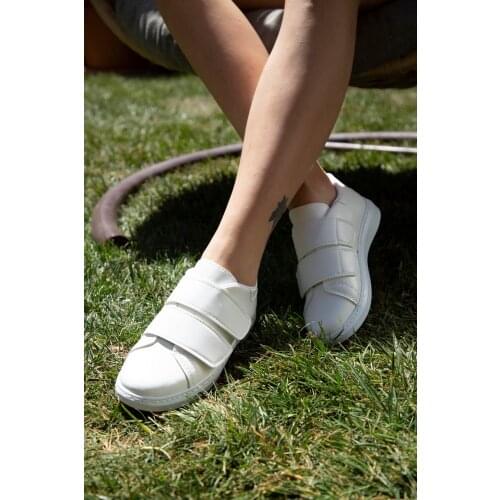 Fashion White Split 2020 Women Chunky Sneakers White Shoes Lace Up Tenis Feminino Zapatos De Mujer Platform Women Casual Shoe