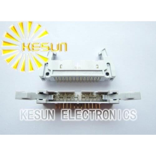 100PCS/LOT Right Angle DC2-26P 2.54mm Full Gold 3U Male Box Header With Ear High quality