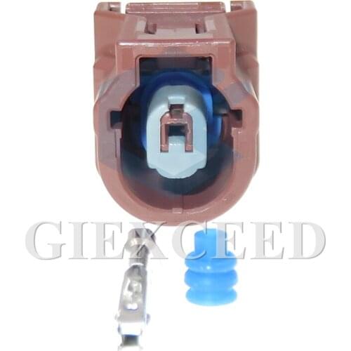 2 Sets 1 Pin 6189-7197 Automobile Oxygen Sensor Wire Harness Socket For Honda 1.2 Series Waterproof Connector