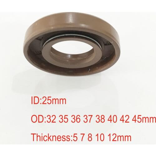 25x32x7 25x35x7/8/10 25x36x7 25x37x7 25x38x7/8/10 25x40x5/7/8/10 25x42x5/7/8/10/12 25x45x5/7/8/10/12 FKM Rubber TC Oil Seal