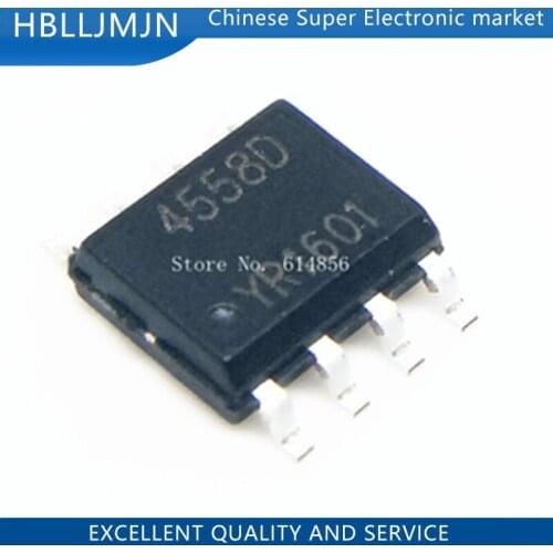 500PCS JRC4558D 4558D jrc4558 SMD SOP-8