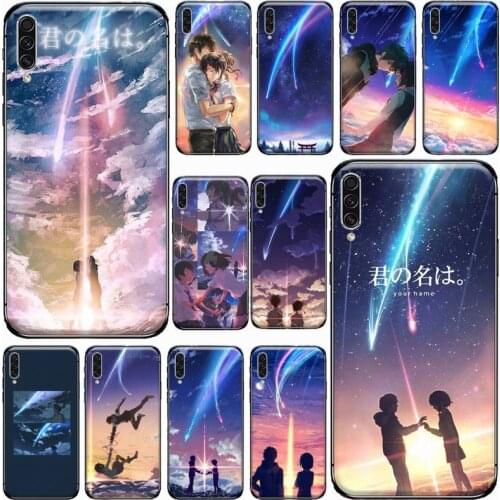 Anime Your Name Kimi no Na wa Phone Case For Samsung galaxy S 21 20 10 8 A 50 21s 51 71 70 40 20 20e note 10 plus Ultra 5g fe