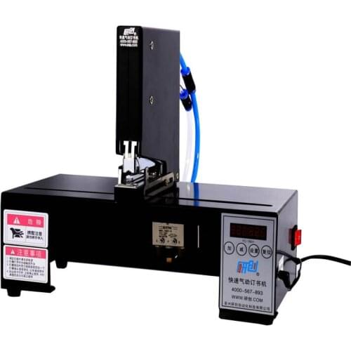 Automatic stapler Fast Pneumatic Stapler Paper Binder machine Single-head With Pedal 180 times/min 220v 1PC