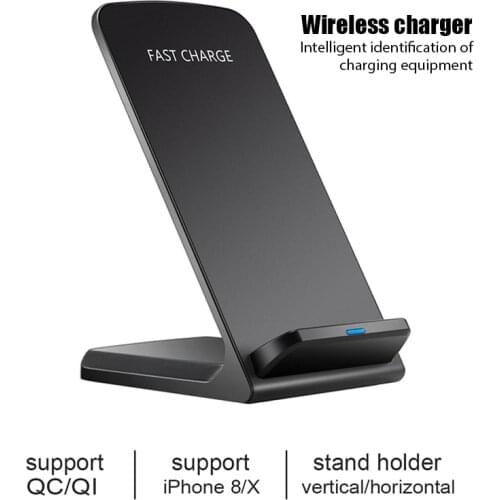 15W Fast Wirelss Charger for iPhone 12 Pro Max X XR Phone Holder Fast Charging Stand for Samsumg S20 S10 Note 20