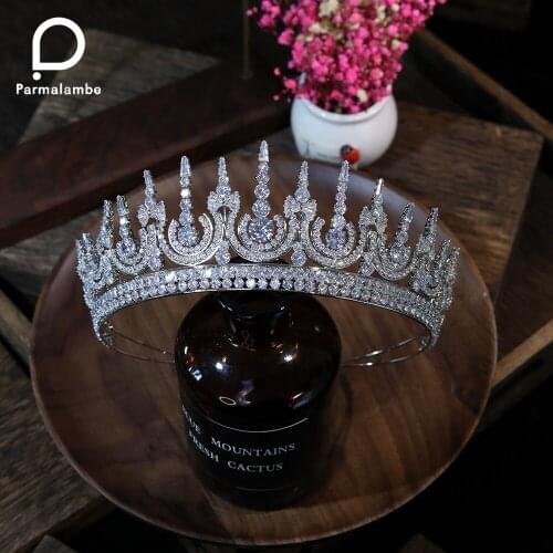 Glittering Bridal Crown European Retro Crystal Headdress Women Hair Band Prom Girl Wedding Hair Accessories Headband