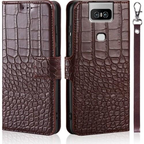 Leather Cover Coque For Asus Zenfone 6 6Z ZS630KL Case Flip Wallet Phone Cases For Asus Zenfone 6 6Z ZS630KL