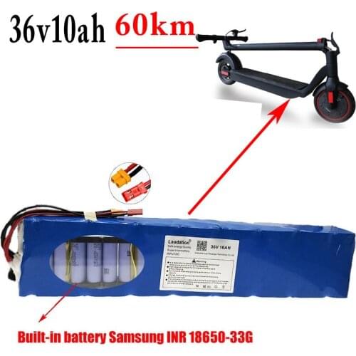 Laudation Special Size 36V 10Ah Li-ion 10S 3P Built-in Balance 15A BMS, used in Mi jia Xiaomi M365 Scooter Battery Comma