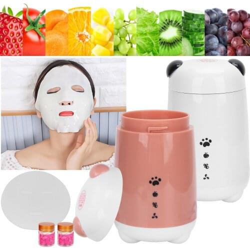 Face Mask Machine 120ml DIY Fruit Vegetable Face Masks Maker Machine with Accessories EU Plug 220V