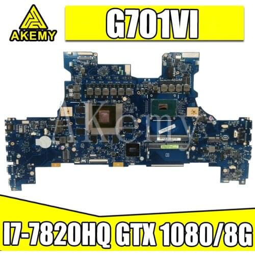 SAMXINNO G701VI Motherboard For Asus ROG G701 G701V G701VI Laotop Mainboard with I7-7820HQ GTX 1080/8G