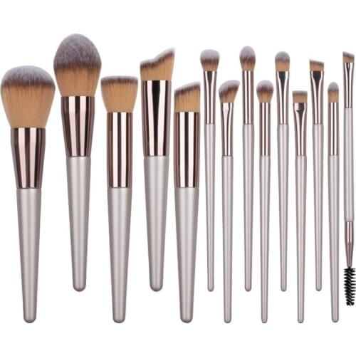 YXN 14pcs Super Soft Desiger Makeup Brushes Foundation Powder Blush Eyeshadow Blending Cosmetic Set Tools Brochas Maquillaje