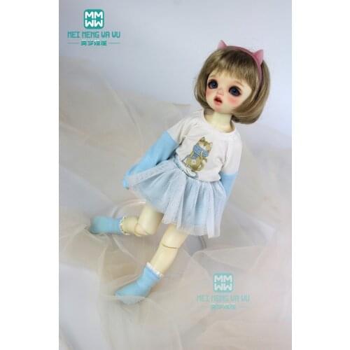 BJD dolls clothes fits 27cm-30cm 1/6 MYOU YOSD bjd dolls fashion wearing jumpers yarn skirt socks leather shoes