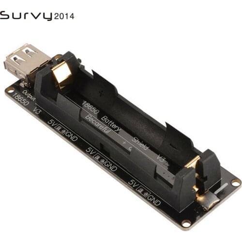 ESP32 ESP32S For Wemos For Raspberry Pi 18650 Battery Charge Shield Board V3 Micro USB Port Type-A USB 0.5A For Arduino Charge