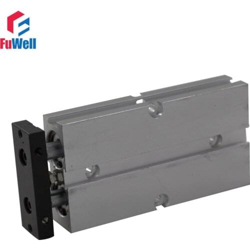 Aluminum Alloy Dual Rod TN Type Pneumatic Cylinder 16mm Bore 70/80/100/150mm Stroke Double Action Air Cylinder